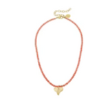 Susan Shaw: Alys Necklace with Gold Heart
