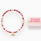Arkansas Logo Charm Bracelet on Color