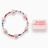 Bright Red & Blues Sadie Sprinkle Bracelet