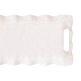 Ruffled Melamine Tray