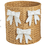 Woven Bow Basket Set
