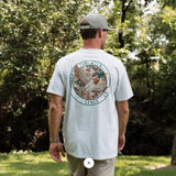 Short Sleeve Tee - Camo Mallard Duck - Ash Grey