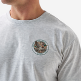 Short Sleeve Tee - Camo Mallard Duck - Ash Grey