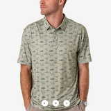 Performance Polo- Flying Ducks- Green