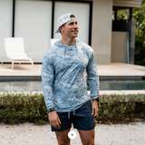 Performance Hoodie- Seaside Camo