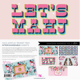 Acrylic Trinket Tray Insert: Mahjong Madness Vol 2