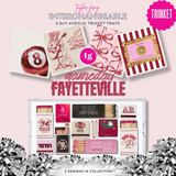 Acrylic Trinket Tray Insert: GameDay Fayetteville