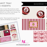 Acrylic Trinket Tray Insert: GameDay Fayetteville