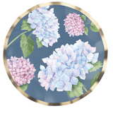 Hydrangeas Wavy Salad Plate