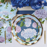 Hydrangeas Wavy Salad Plate