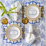 Die-cut Blue Bamboo Placemats