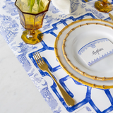 Die-cut Blue Bamboo Placemats