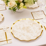 Timeless Sand Wavy Salad Plate