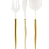 Gold Bella Assorted Plastic Cutlery/24pc, Service for 8