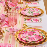 Blush & Gold Bella Assorted Plastic Cutlery/24pc, Service for 9