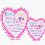Love Heart Acrylic Shelf