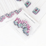 Mahjong Tiles Acrylic Button