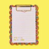 Happy Confetti Mini Clipboard + Notepad
