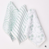 Sweetbriar Charm Sage Quick Dry Dish Towel Set