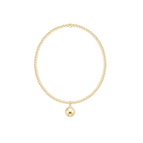 Enewton Classic Gold 2mm Bracelet - Classic Gold 8mm Charm