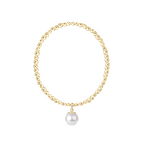Enewton Classic Gold 3mm Bracelet - Classic Pearl 10mm Charm