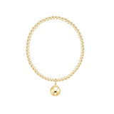 Enewton Classic Gold 3mm Bracelet - Classic Gold 10mm Charm
