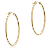 Enewton Oval Gold 1" Hoop