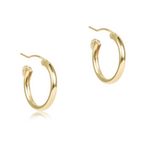 Enewton Round Gold 0.5" Hoop