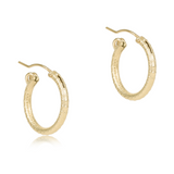Enewton Round Gold 0.5" Hoop