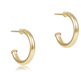 Enewton Round Gold 0.5" Hoop