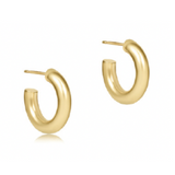 Enewton Round Gold 0.5" Hoop