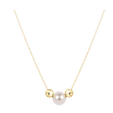 Enewton 16" necklace gold - purpose pearl