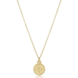 Enewton 16" necklace gold - blessing small gold disc
