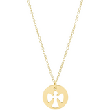 Enewton 16" necklace gold - guardian angel gold disc