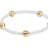 Enewton Admire Small Gold 3mm Pearl Bracelet