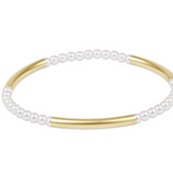 Enewton Bliss Bar Pattern Pearl 3mm Bracelet