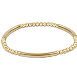 Enewton Bliss Bar Pattern Gold 3mm Bracelet