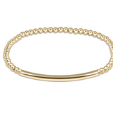 Enewton Bliss Bar Smooth Gold 3mm Bracelet