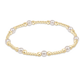 Enewton Purpose Pearl 4mm Gold Bracelet
