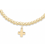 Enewton Gold 2mm with Signature Cross Gold Charm