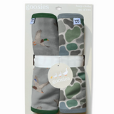 Mallards Plaid Burp Cloths Set of 2