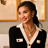 Berry Drop Stud Earrings - Pearl