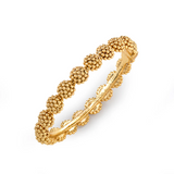 Berry Eternity Petite Hinged Bangle - Gold