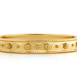 Berry Classic Hinged Bangle, Gold