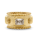 Berry Band w Clear Cubic Zirconia