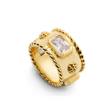 Berry Band w Clear Cubic Zirconia