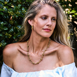 Berry & Bead Chain, 18" - Gold