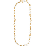 Berry and Bead Chain, 24" Pearl