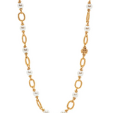 Berry and Bead Chain, 24" Pearl