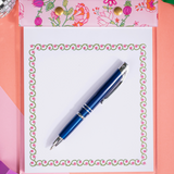 Block Flowers Notepad